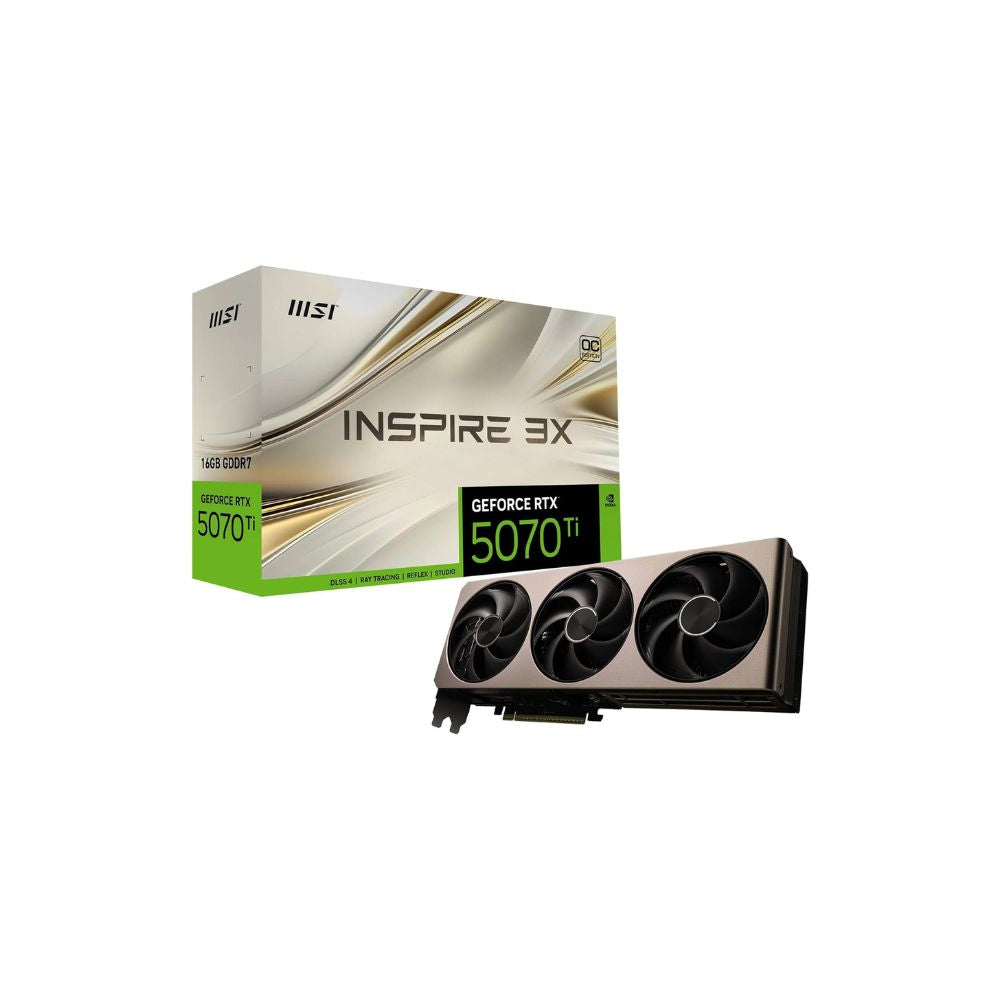 MSI GeForce RTX 5070 TI 16G INSPIRE 3X 16GB OC