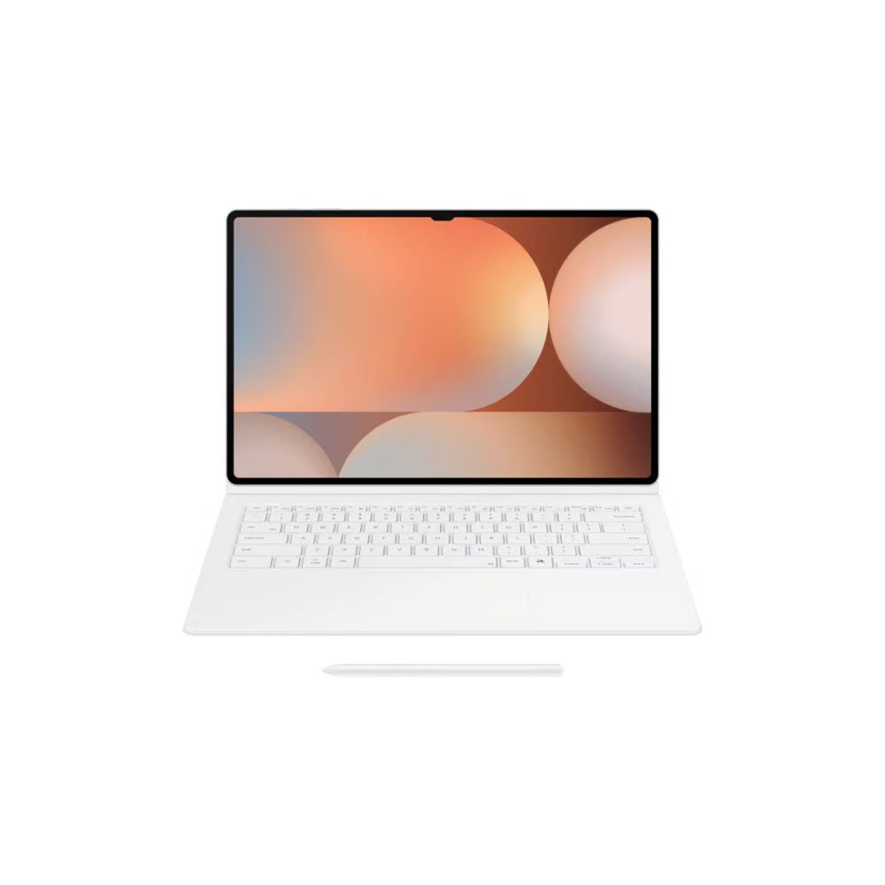 Samsung Book Cover Keyboard för Samsung Galaxy Tab S9/S10 Ultra Vit