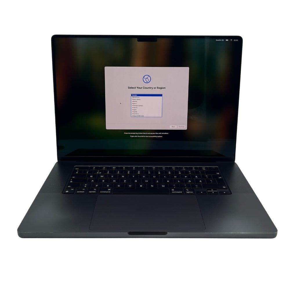 Begagnad MacBook Pro 16" 2024 - M4 Pro - 24GB - 512GB - Rymdsvart