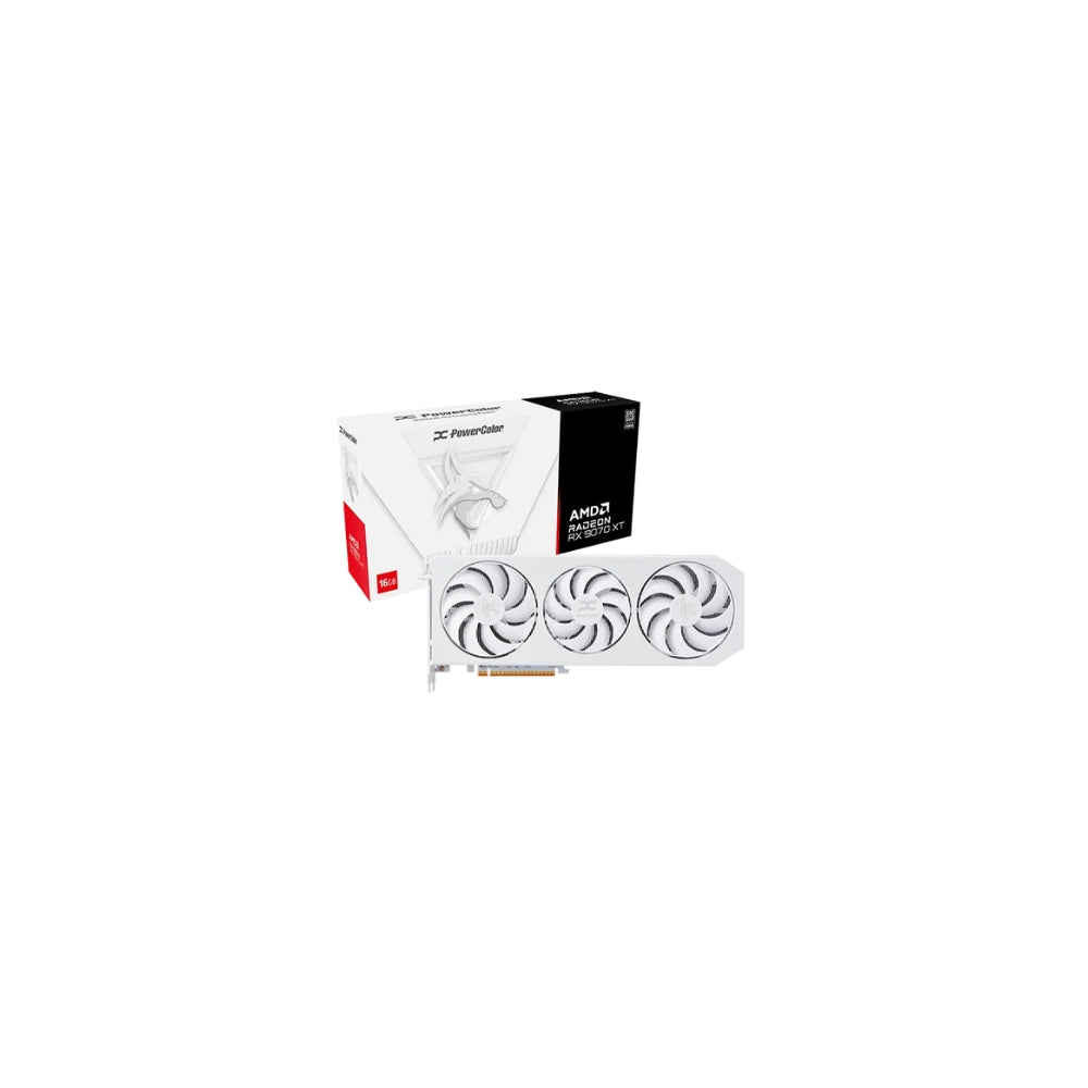 PowerColor Radeon Hellhound Spectral White OC RX 9070 XT 16GB