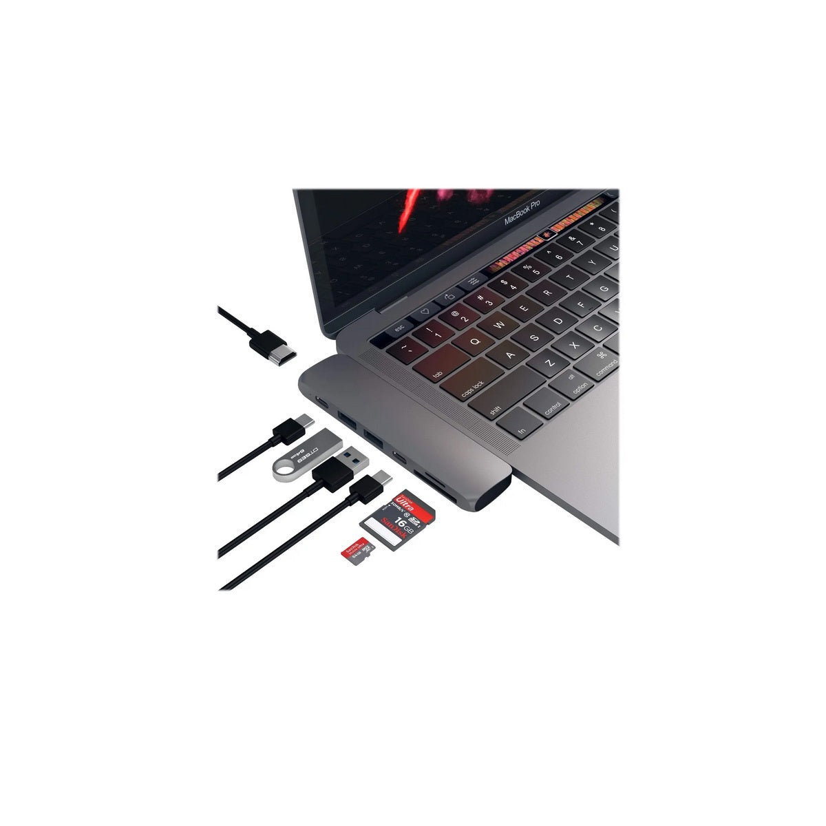 Satechi USB-C Pro Hub med 4K HDMI