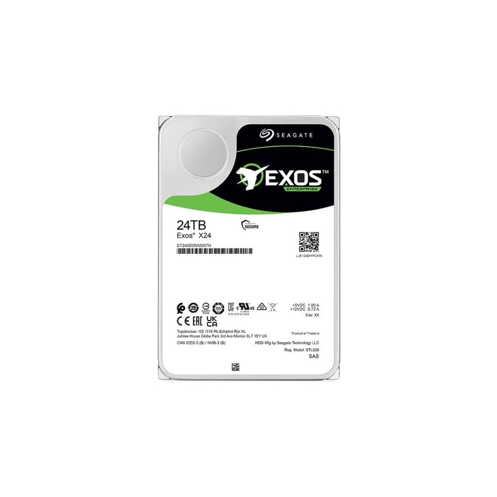 Seagate Exos X24 ST24000NM007H Enterprise 24TB 3.5" SAS 12GB/s 7200rpm