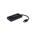 StarTech 3‑Port SuperSpeed USB 3.0 Mini Hub med strömknapp
