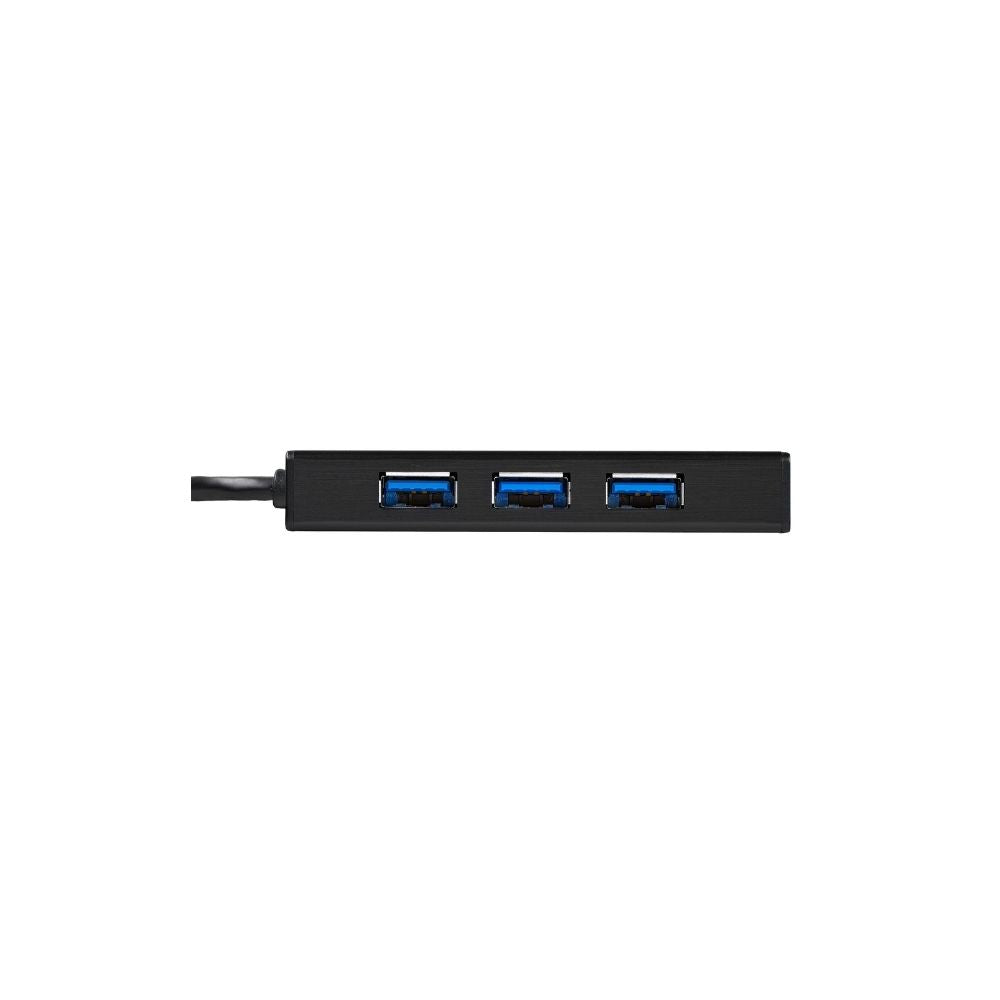 StarTech 3‑Port SuperSpeed USB 3.0 Mini Hub med strömknapp