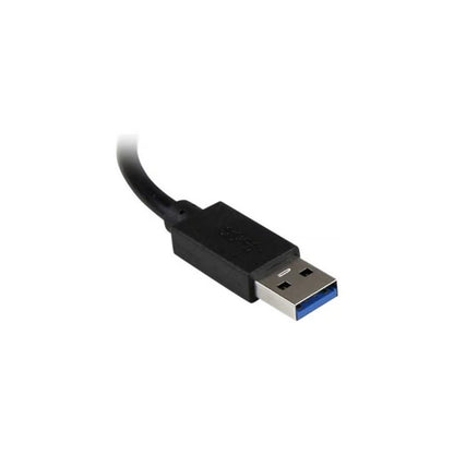 StarTech 3‑Port SuperSpeed USB 3.0 Mini Hub med strömknapp