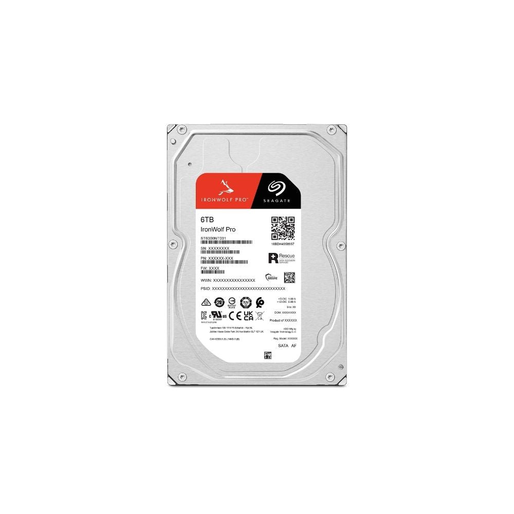 Seagate Iron Wolf Pro ST6000NT001 6TB 3.5" SATA 6GB/s