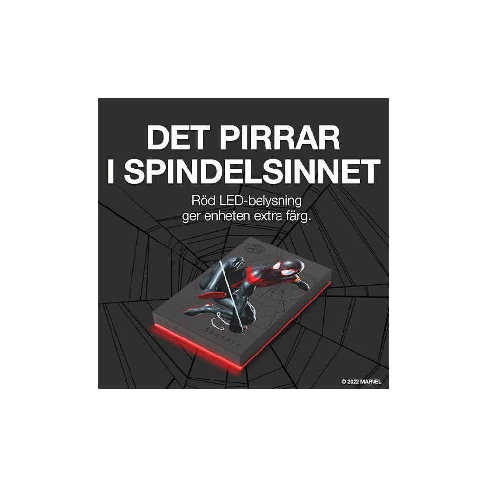 Seagate FireCuda Miles Morales Edition - 2TB Extern (Portabel) USB 3.2 Gen