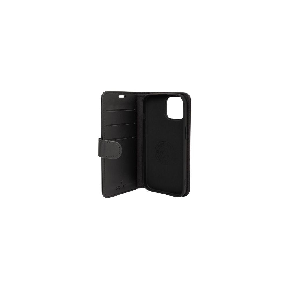 Gre8t Plånboksfodral iPhone 15 Pro Max - Svart