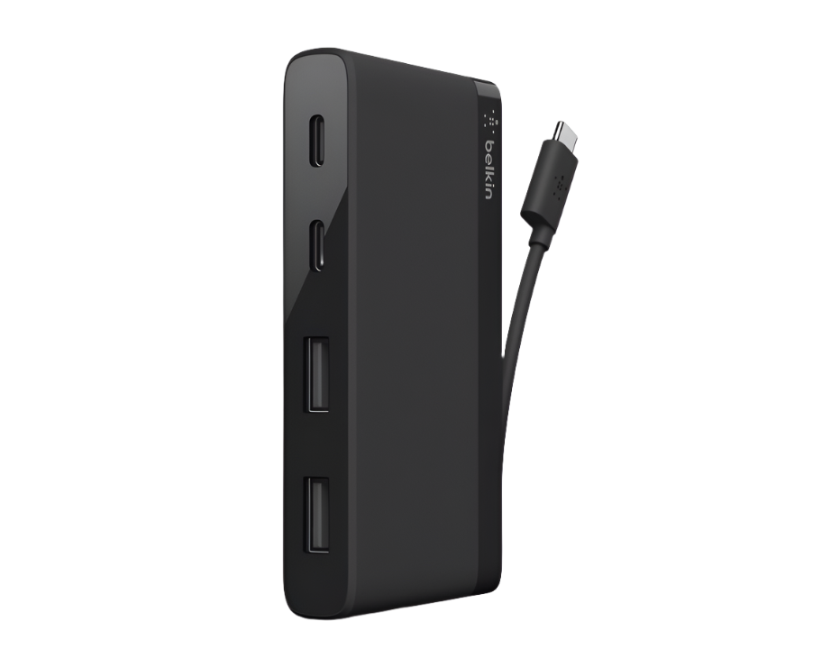 Belkin USB-C 4 Port Mini Hub - 4xSuperSpeed USB 3.0
