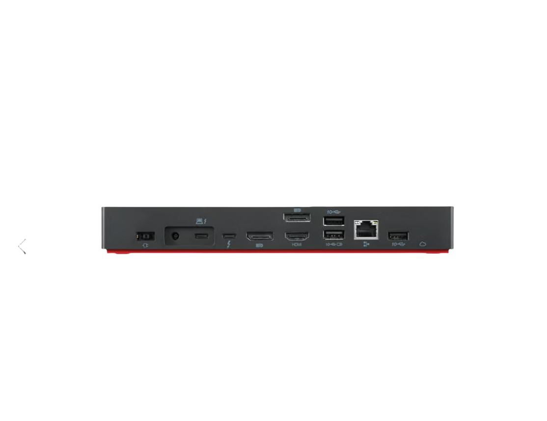 Lenovo ThinkPad Thunderbolt 4 Docking Station for Desktop PC/Notebook/Monitor - 100 W - 4 Displays