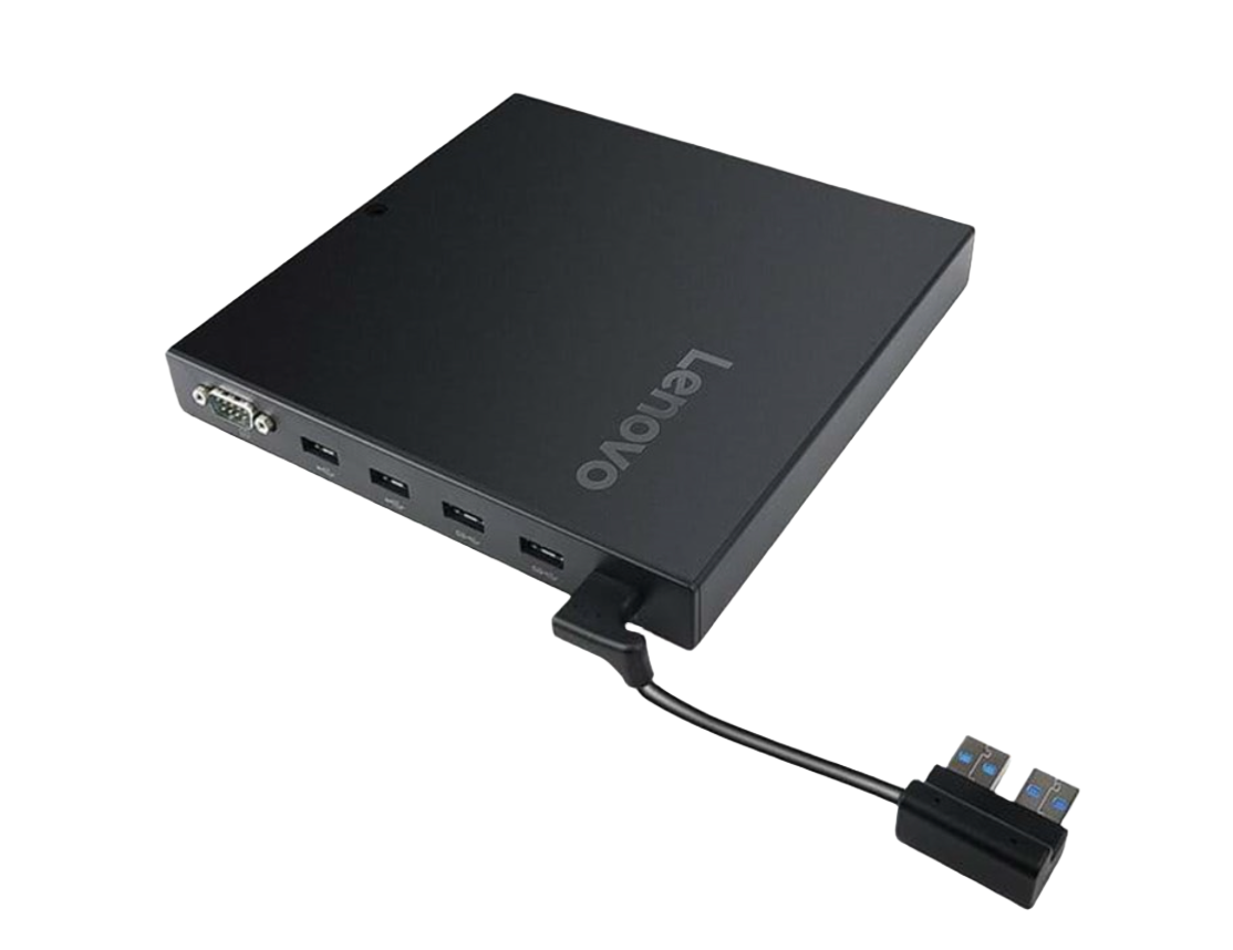 Lenovo Tiny 4 Io Expansion Box Portreplikator Usb 90 Watt För Think Centre M710q (Liten), M910q (Li