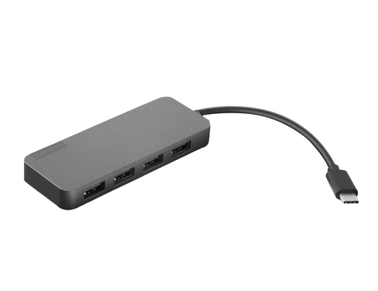 Lenovo Usb C To 4 Port Usb A Hub Hubb 4 X Super Speed Usb 3.0 + 1 X Usb C Skrivbordsmodell