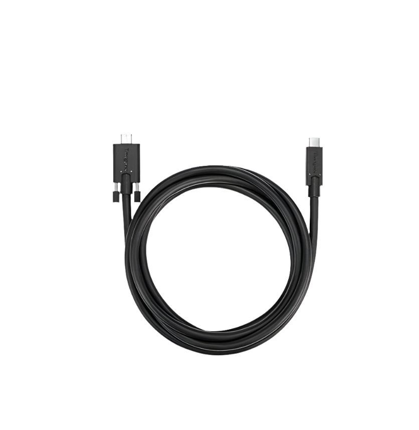 Targus ACC1122GLX 1.80 m USB-C Data Transfer Cable for Docking Station, PC, MAC - First End: 1 x US