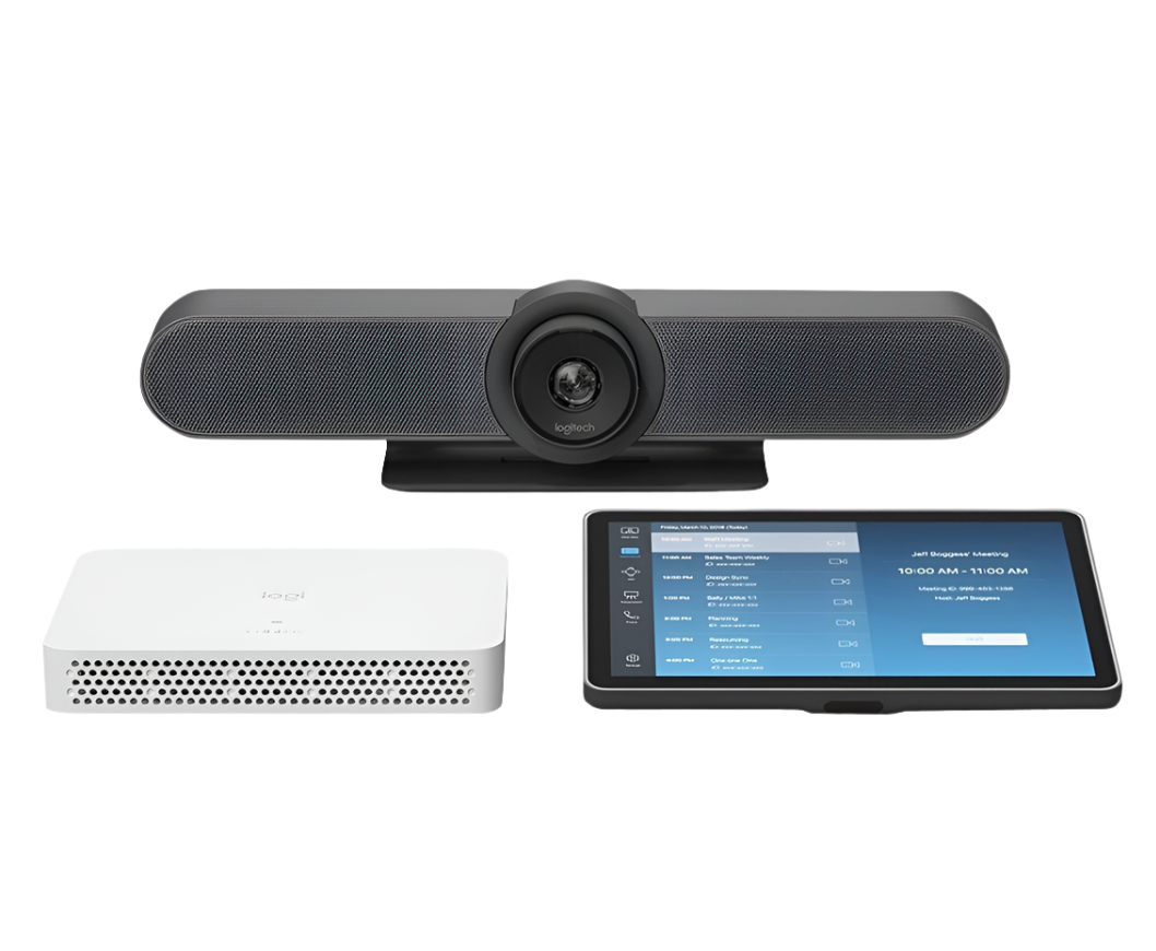 Begagnad Logitech Paket för Videokonferens (Logitech Tap IP, Logitech Rally Bar)