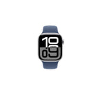 Apple Watch Series 10 - GPS - 42mm - Silver Aluminiumboett - Denim Sportband S/M