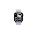 Apple Watch Series 10 - GPS - 46mm - Silver Aluminiumboett - Dimblå Sportloop