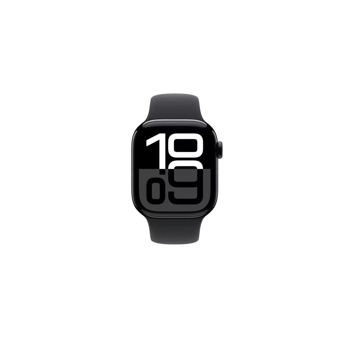 Apple Watch Series 10 - GPS - 46mm - Svart Aluminiumboett - Svart Sportband S/M