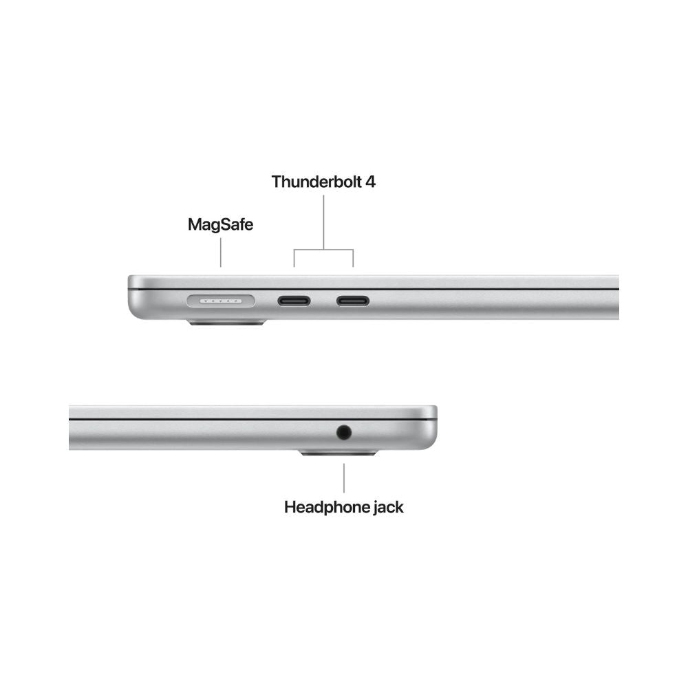 MacBook Air - 13,6" - M4 - 10-kärnig CPU & 10-kärnig GPU - 16GB RAM - 2TB SSD - Silver - 35W - Int. eng Keyboard