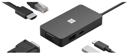 Microsoft Usb C Travel Hub Dockningsstation Usb C Vga, Hdmi 1 Gb E Kommersiell