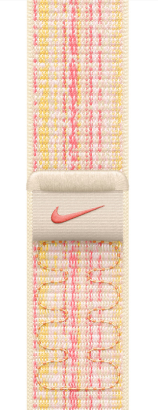 Apple - 45mm - Starlight/Pink Nike Sport Loop