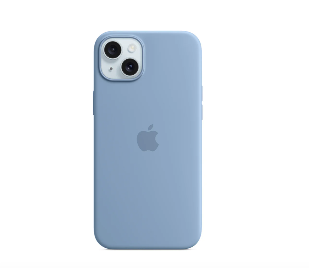 Apple Silikonskal med MagSafe till iPhone 15 Plus - Vinterblå