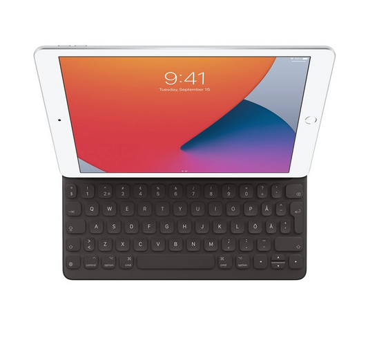 Apple Smart - Tangentbord och foliefodral - Apple Smart connector - QWERTY - brittisk - för 10.2-inc