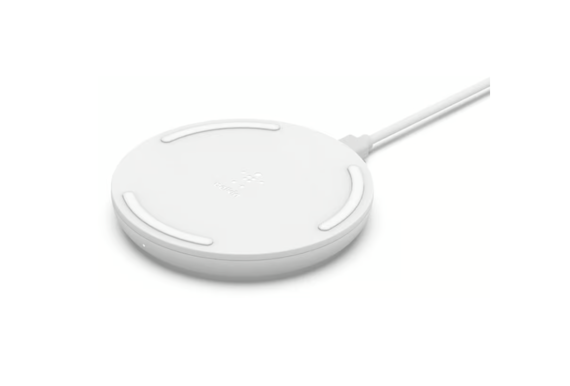 Belkin BoostCharge Trådlös Laddningsplatta + Växelströmsadapter - 10W