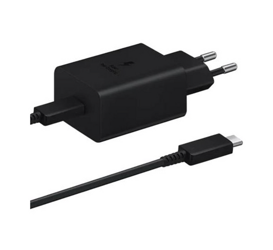 Samsung Strömadapter - 45W - USB-C - med USB-C kabel - Svart