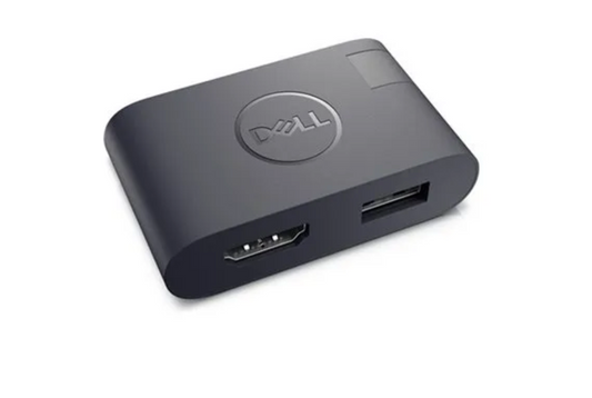 Dell adapter – USB-C till HDMI 2.0/USB-A 3.0 - Grå