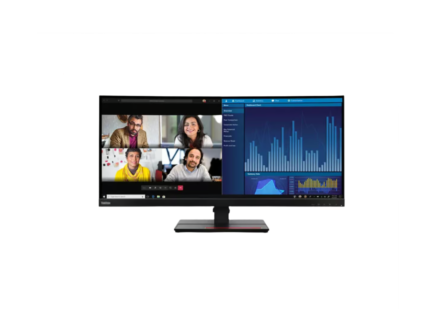 Lenovo ThinkVision P34w-20 34.14" - böjd - 3440x1440 - IPS - 60Hz