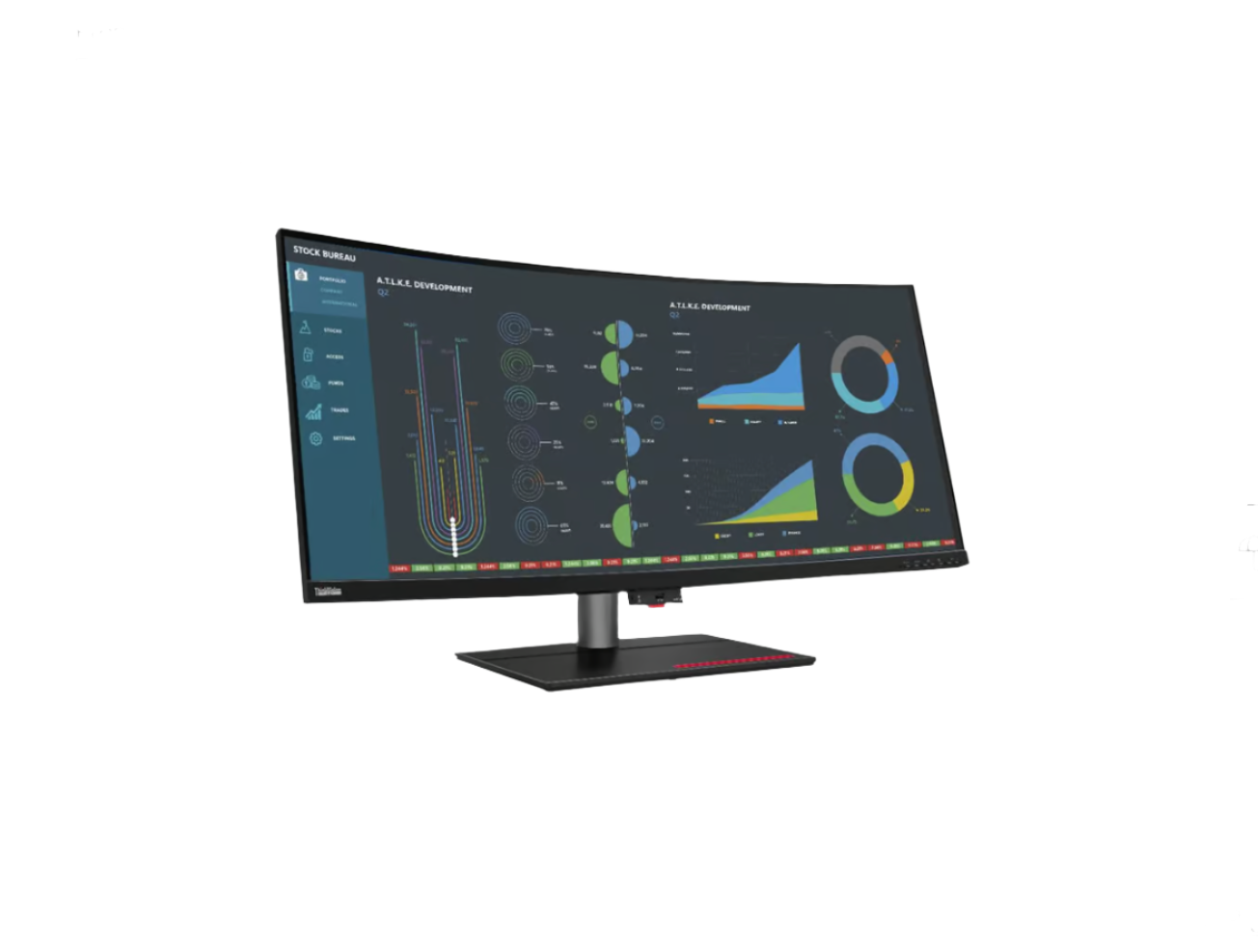 Lenovo ThinkVision P40w-20 40" - böjd - 5120x2160 - IPS - 75Hz