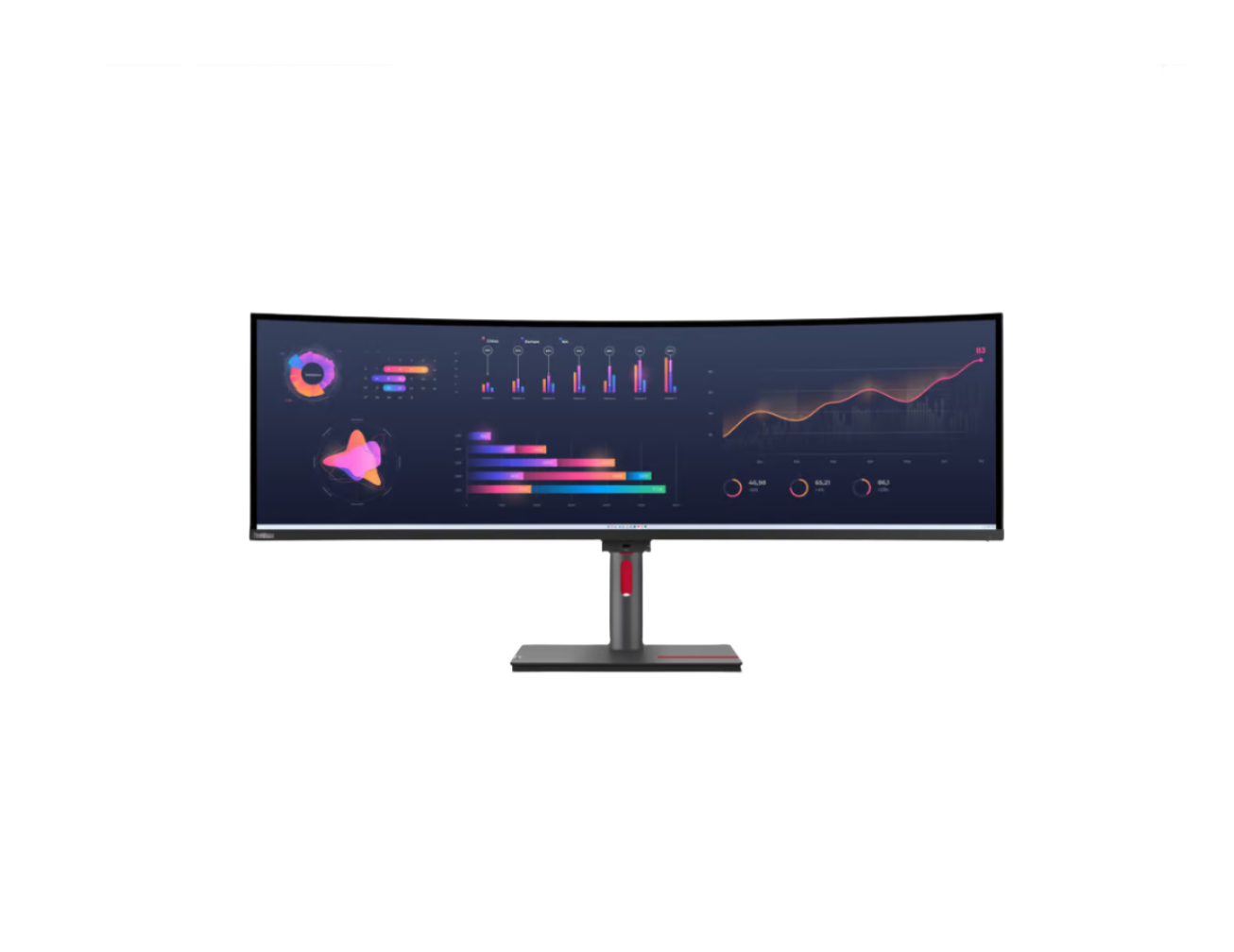 Lenovo ThinkVision P49w-30 49" - böjd - 5120x1440 - IPS - 60Hz