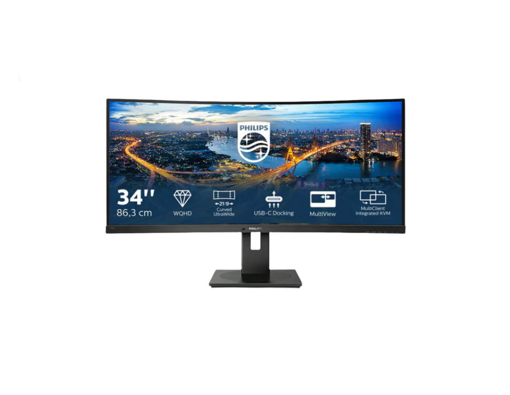 Philips B-Line 346B1C 34" -  ultrawide - Böjd - 3440x1440 - VA - 21:9 - 100Hz