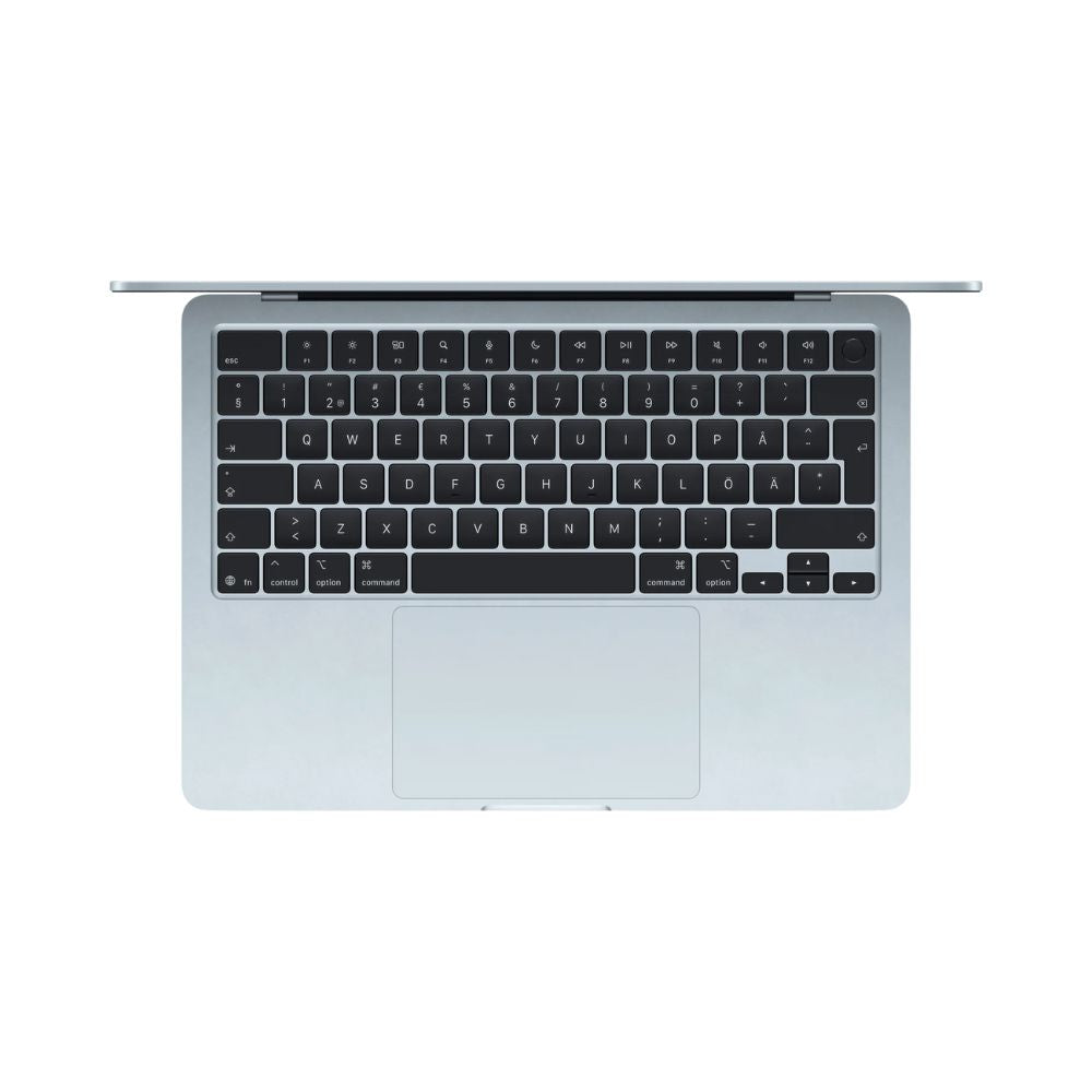 MacBook Air - 13,6" - M4 - 10-kärnig CPU & 10-kärnig GPU - 16GB RAM - 512GB SSD - Himmelsblå - 35W - Int. eng Keyboard