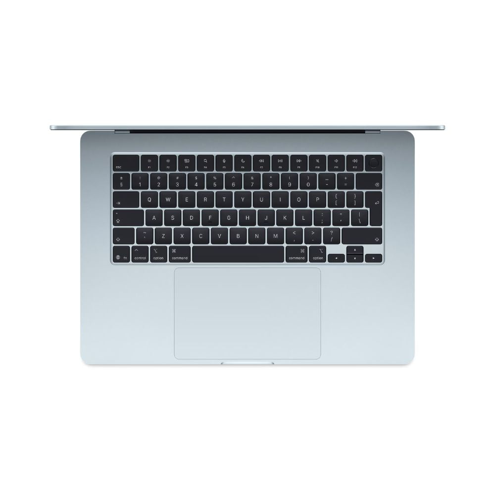MacBook Air - 15,3" - M4 - 10-kärnig CPU & 10-kärnig GPU - 32GB RAM - 2TB SSD - Himmelsblå - 70W - US Keyboard