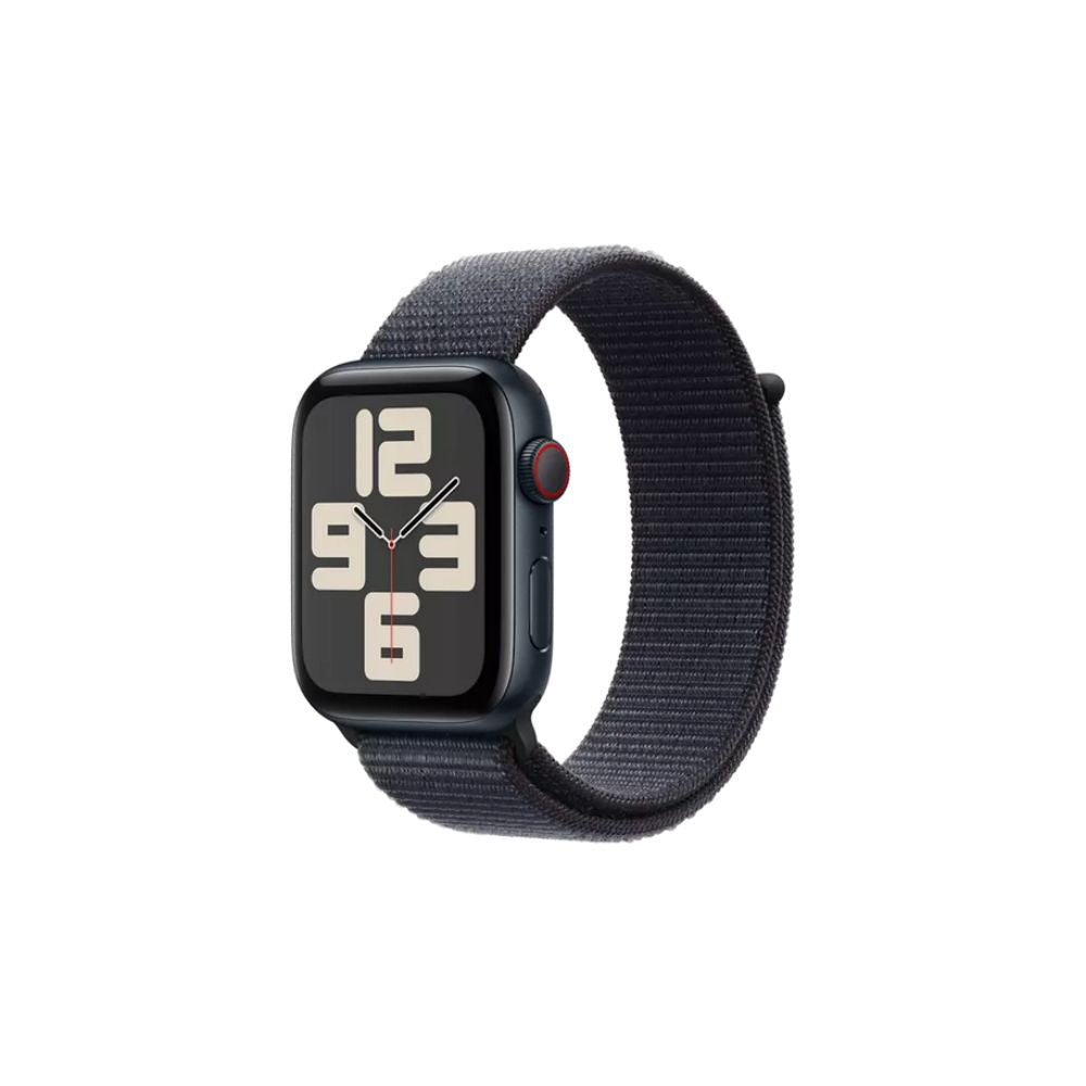 Apple Watch SE - GPS - 40mm - Midnatt Aluminiumboett - Svartlila Sportloop