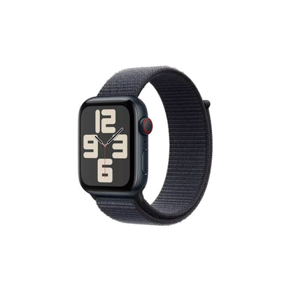 Apple Watch SE - GPS - 40mm - Midnatt Aluminiumboett - Svartlila Sportloop