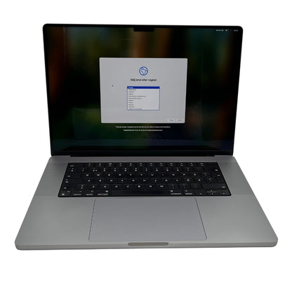 Begagnad MacBook Pro 16" 2021 - M1 Pro - 32GB - 1TB - Rymdgrå