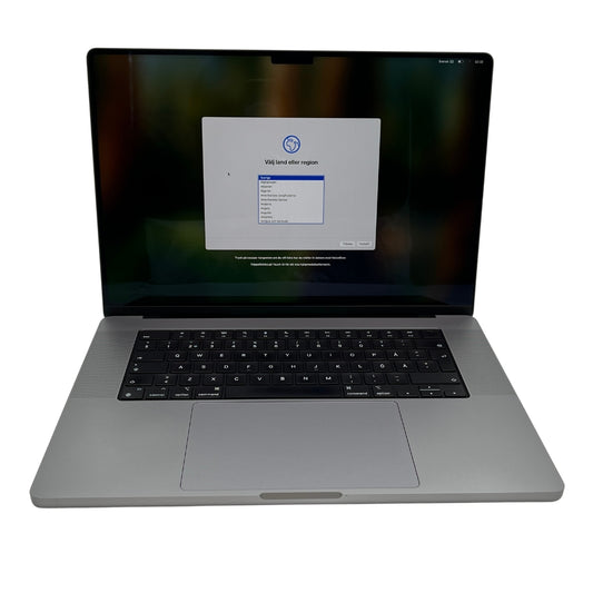 Begagnad MacBook Pro 16" 2021 - M1 Pro - 32GB - 1TB - Rymdgrå