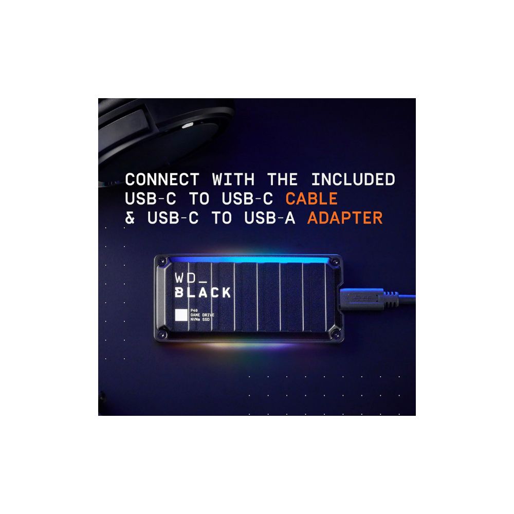 WD Black P40 GameDrive - 2TB - Portabel - USB 3.2