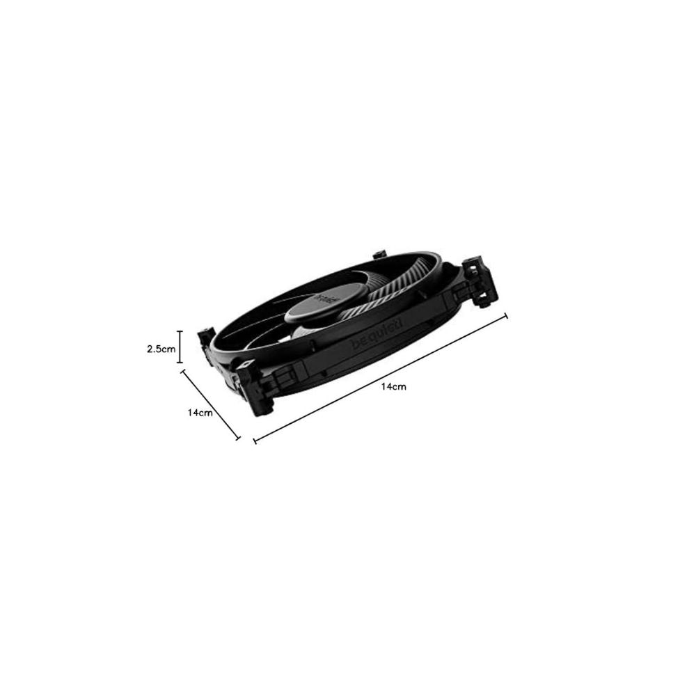 be quiet! Silent Wings 4 Svart 140mm
