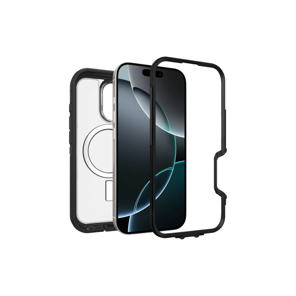 Otterbox Defender XT iPhone 16 Pro Transparent/svart