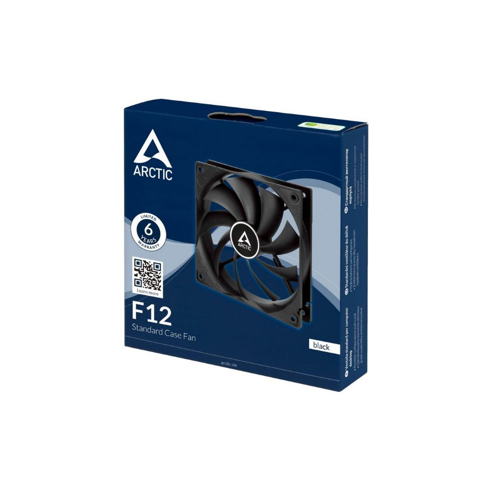 Arctic F12 Svart 120mm