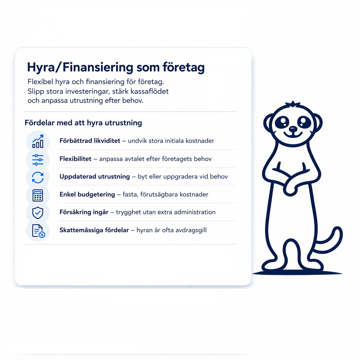 Hyra/Finansiering för företag