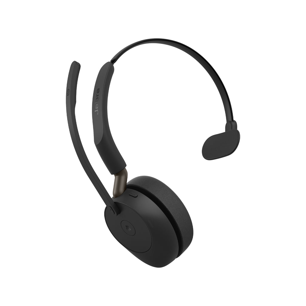 Jabra Evolve3 65 Mono MS Teams – med uppfälld mikrofon