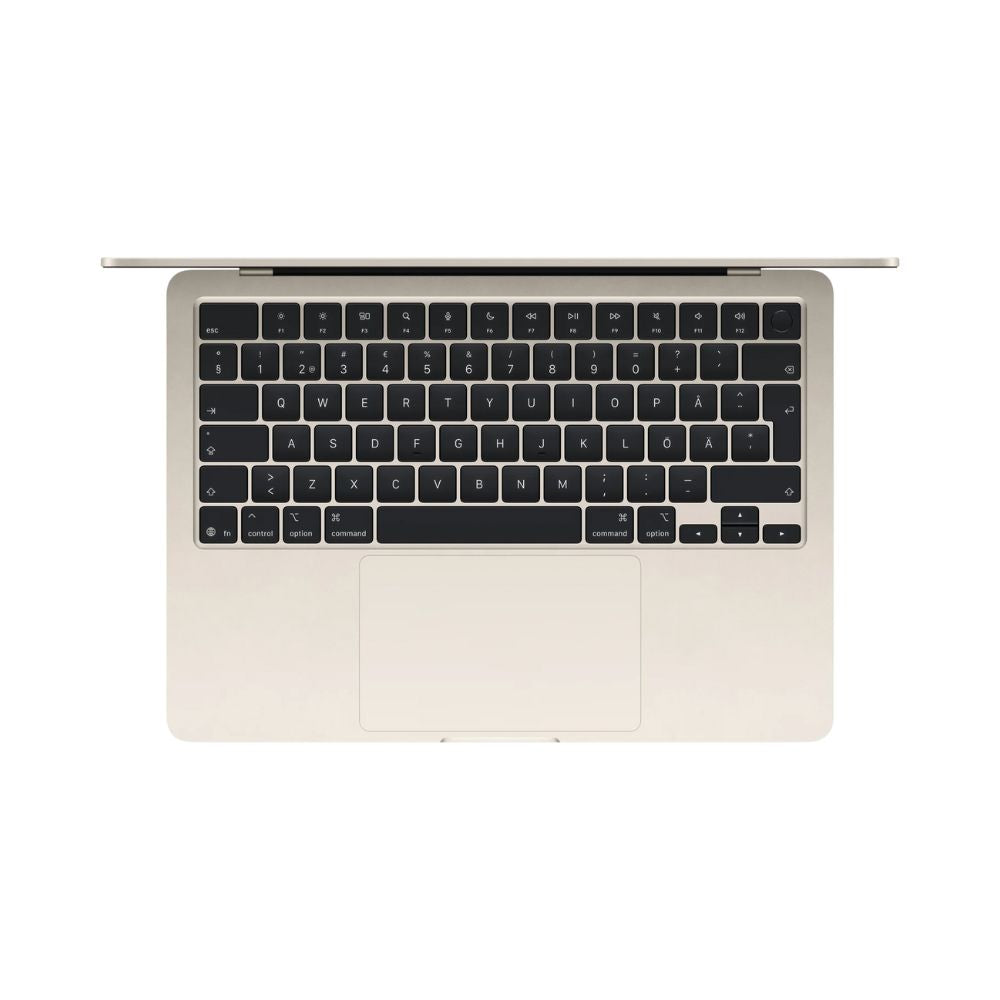 MacBook Air - 13,6" - M4 - 10-kärnig CPU & 10-kärnig GPU - 16GB RAM - 2TB SSD - Stjärnglans - 70W - UK Keyboard