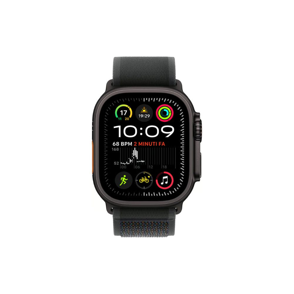 Apple Watch Ultra 2 - GPS + Cellular - 49mm Svart Titan Svart Trail Loop - S/M