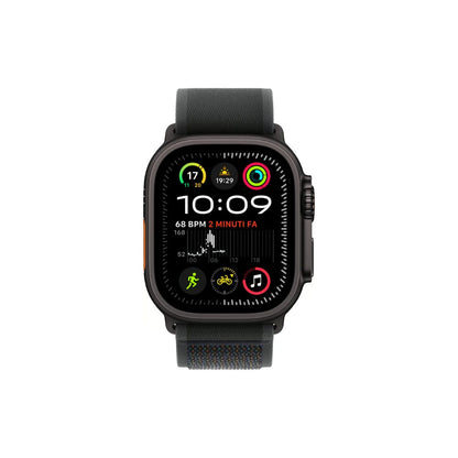 Apple Watch Ultra 2 - GPS + Cellular - 49mm Svart Titan Svart Trail Loop - S/M