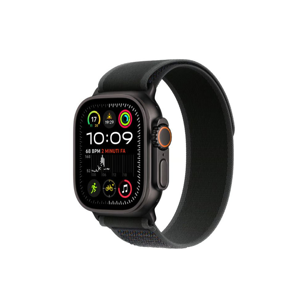 Apple Watch Ultra 2 - GPS + Cellular - 49mm Svart Titan Svart Trail Loop - S/M